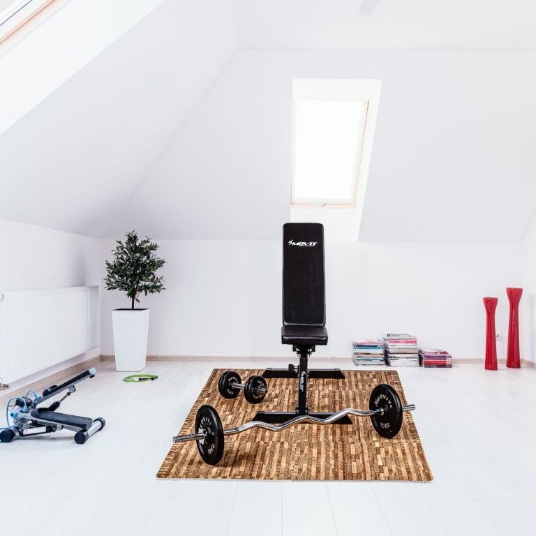 MOVIT Zestaw podkładek ochronnych, czerwony, 3 m²